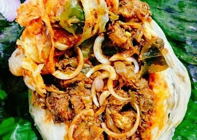 Chicken Kizhi Parotta