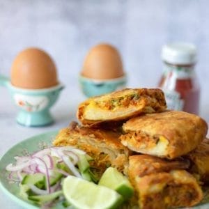 Egg Kizhi Parotta