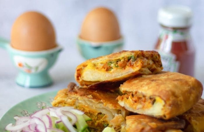 Egg Kizhi Parotta