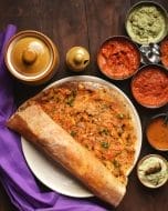Mysore Schezwan Plain Dosa