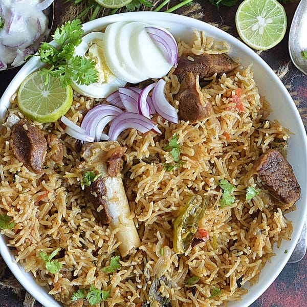 Hyderabadi Lamb Biryani