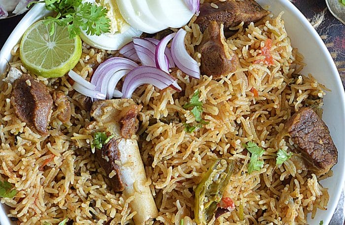 Hyderabadi Lamb Biryani