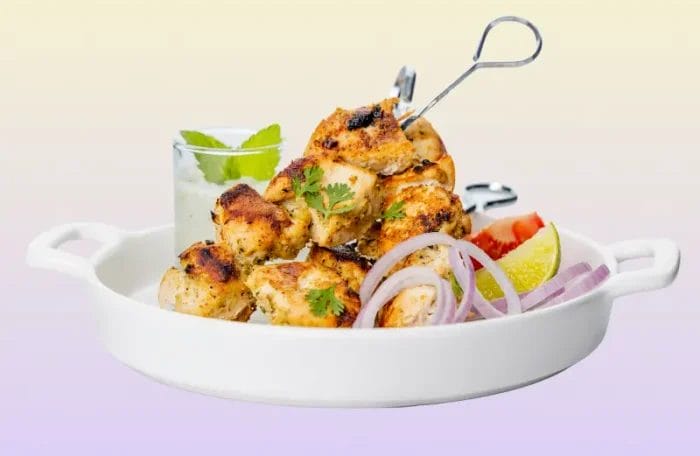 Malai Chicken Tikka Kebab