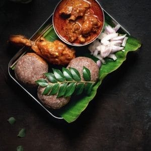 Raagi Kali With Nattukozhi Kura