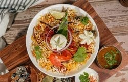 Hyderabadi Mushroom Biryani