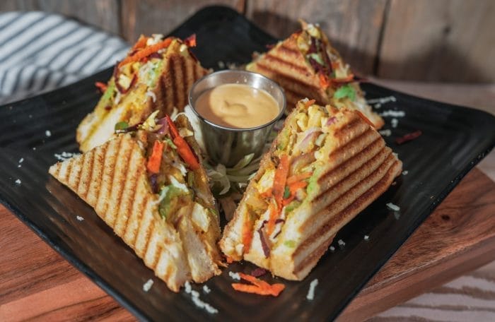 Paneer Tikka Sandwich