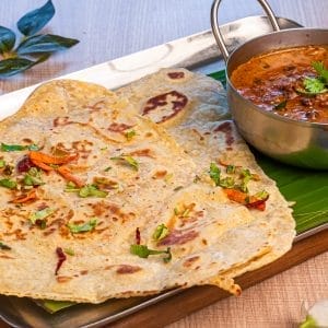 Chapathi with Kadalai Curry