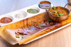 Plain Dosa Curry Combo