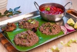 Raagi Kali with Dry Fish Curry