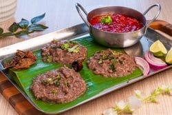 Raagi Kali with Dry Fish Curry