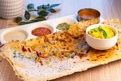 Rava Masala Dosa Onion